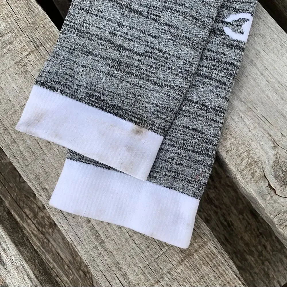 Pro Compression Over The Calf gray tall socks